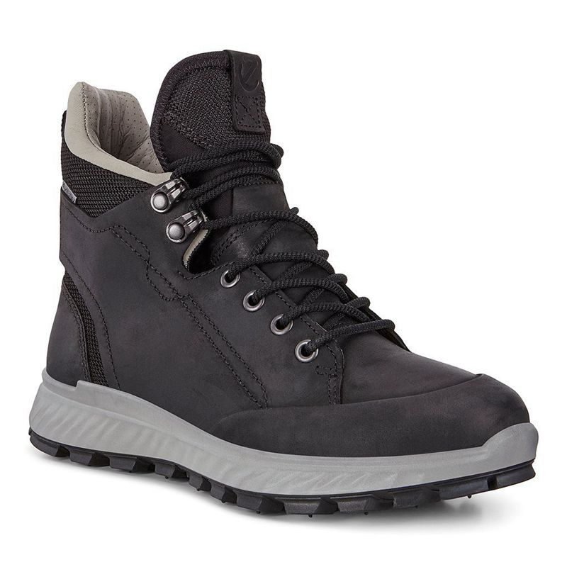 Kids Ecco Exostrike - Outdoor Black - India HXSWPL014